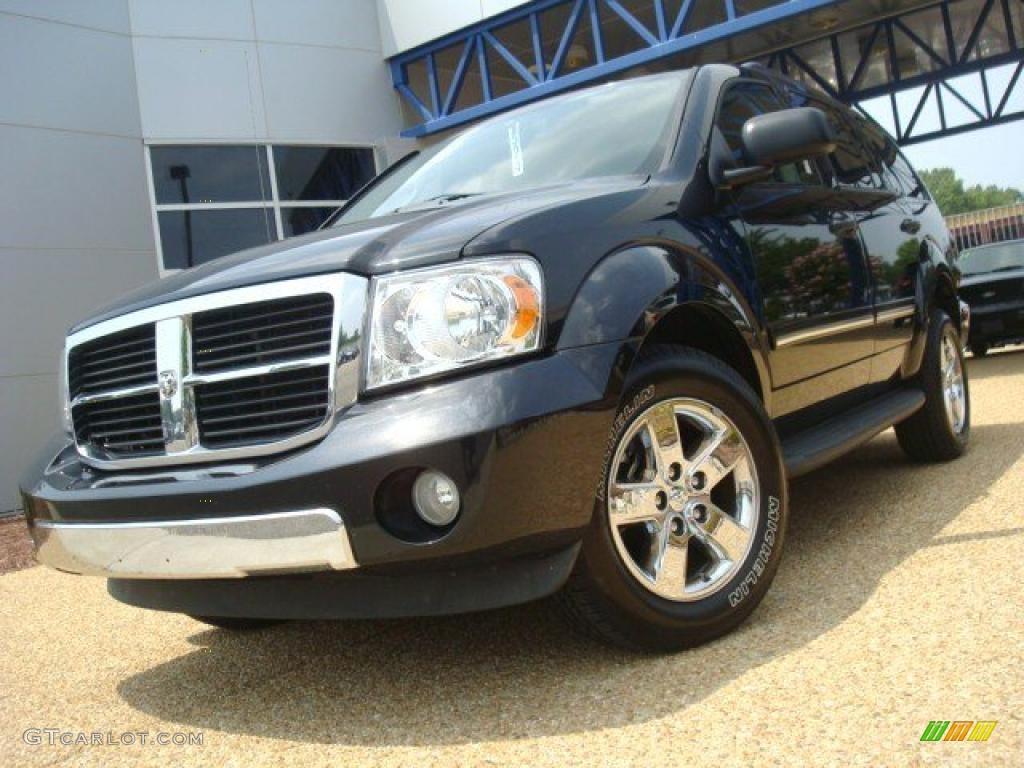 2007 Durango Limited - Brilliant Black / Dark Slate Gray/Light Slate Gray photo #1