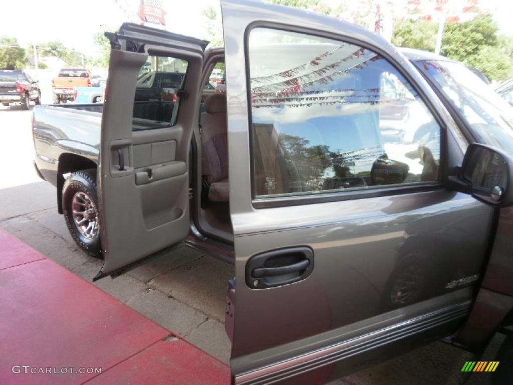 1999 Silverado 1500 LS Extended Cab 4x4 - Medium Charcoal Gray Metallic / Graphite photo #10