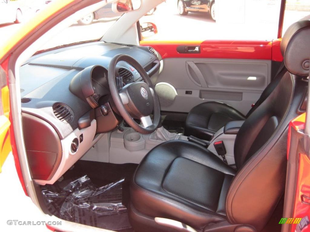 2004 New Beetle GL Convertible - Uni Red / Black photo #8