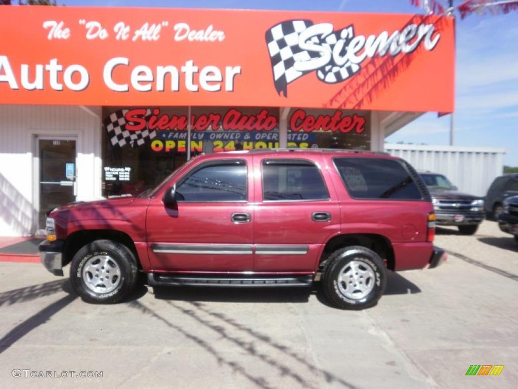 2005 Tahoe LS 4x4 - Sport Red Metallic / Gray/Dark Charcoal photo #2