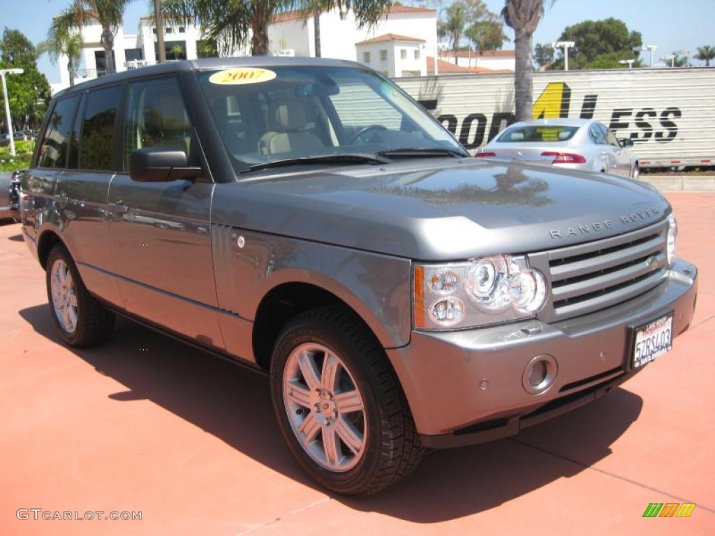 2007 Range Rover HSE - Stornoway Grey Metallic / Ivory/Black photo #1