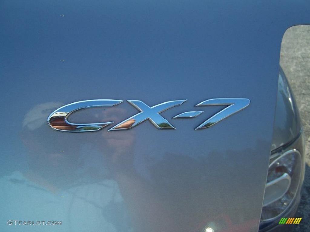2008 CX-7 Sport - True Silver Metallic / Black photo #12