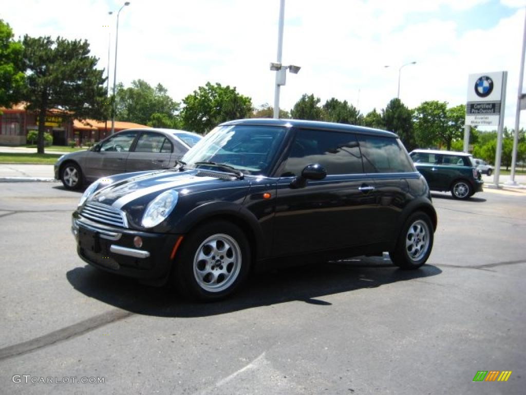 2004 Cooper Hardtop - Jet Black / Panther Black photo #1