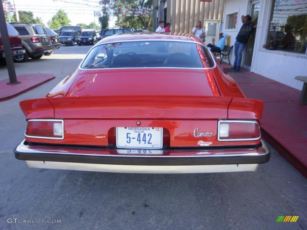 1974 Camaro Z28 - Red / Black photo #9
