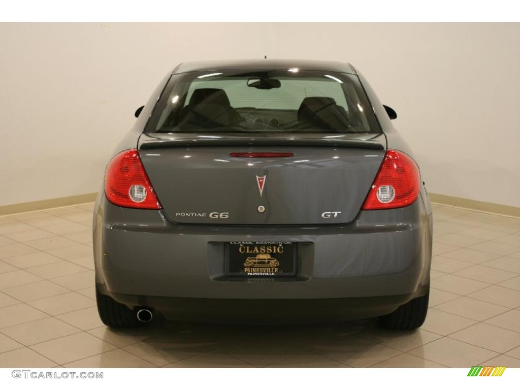 2009 G6 GT Sedan - Dark Steel Gray Metallic / Ebony photo #6
