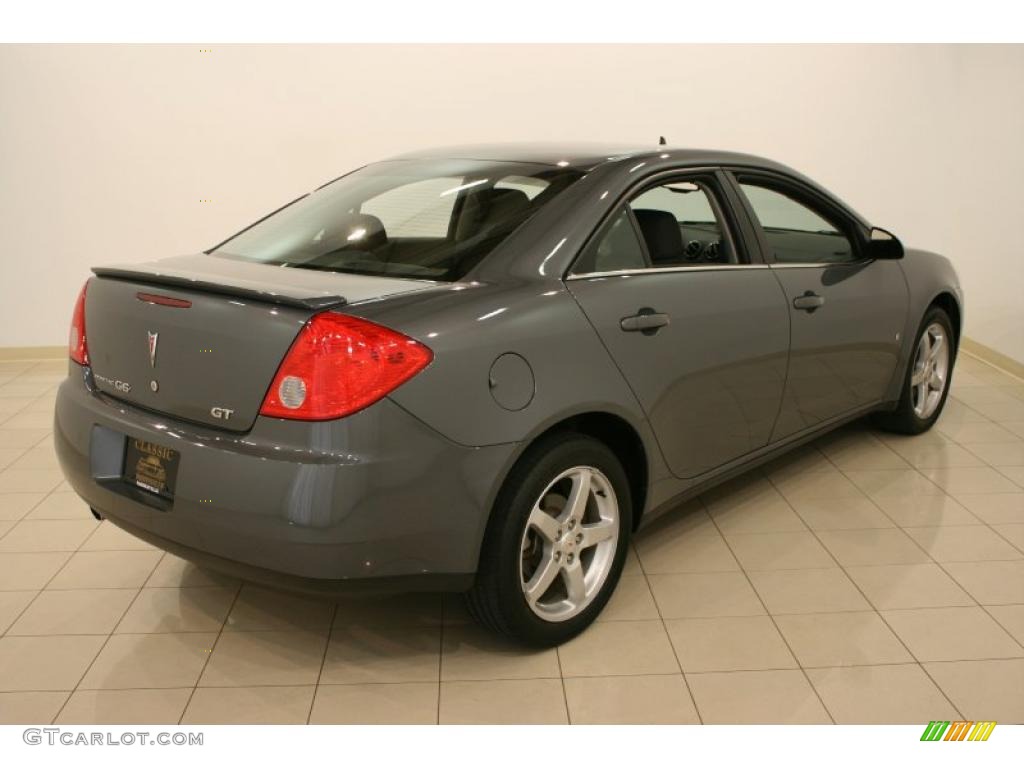 2009 G6 GT Sedan - Dark Steel Gray Metallic / Ebony photo #7