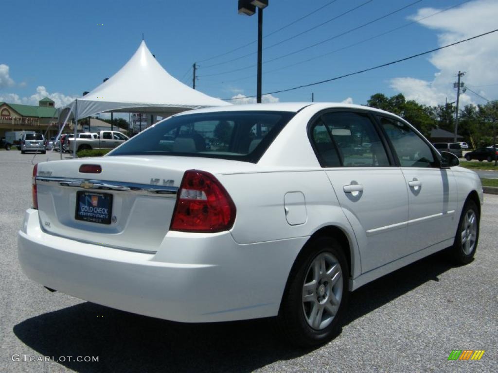 2008 Malibu Classic LT Sedan - White / Titanium Gray photo #5