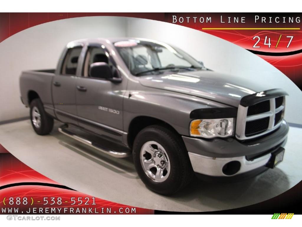2005 Ram 1500 SLT Quad Cab - Mineral Gray Metallic / Dark Slate Gray photo #1