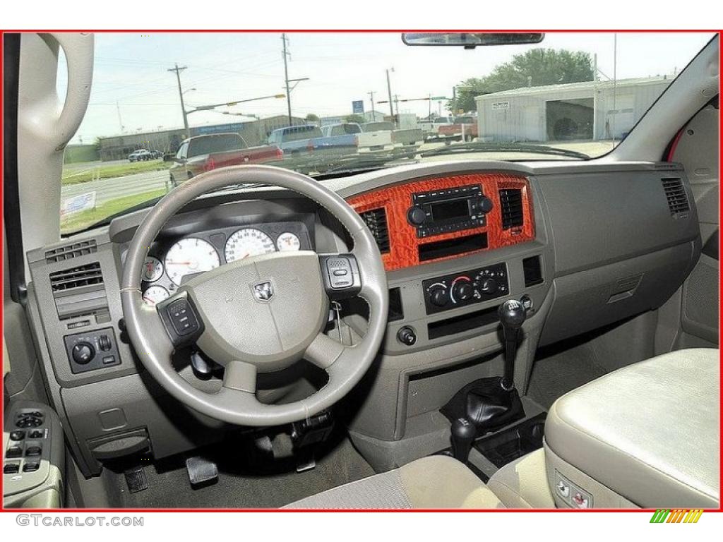 2006 Ram 2500 Lone Star Edition Quad Cab 4x4 - Flame Red / Khaki photo #28