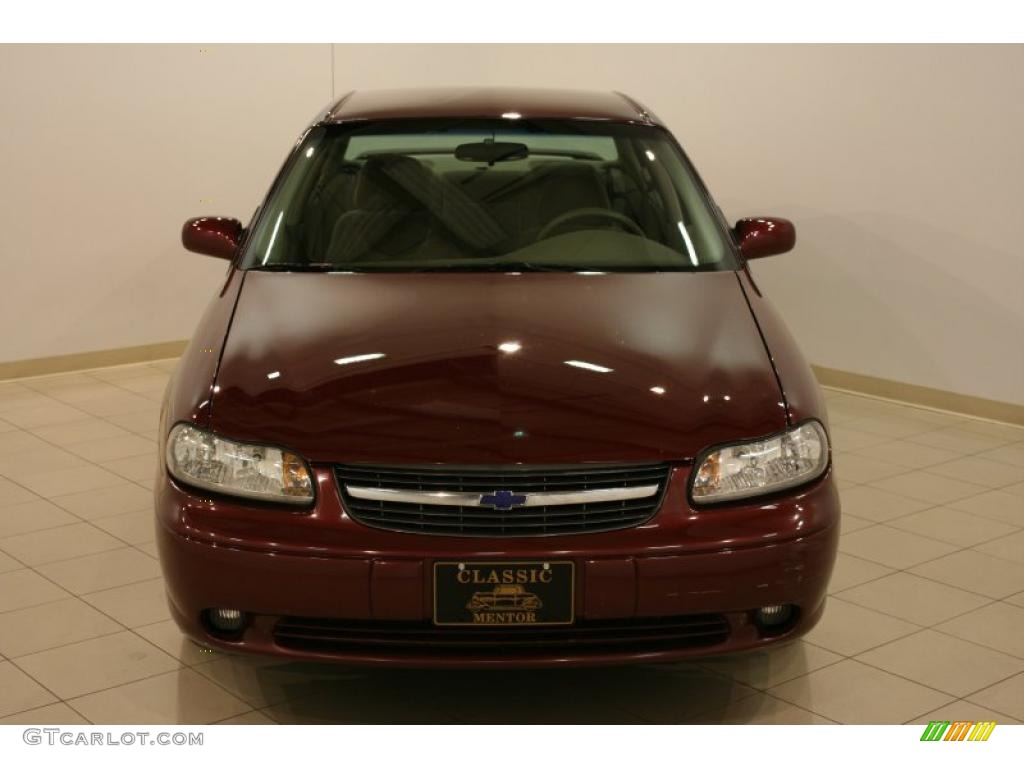 2001 Malibu LS Sedan - Monterey Maroon Metallic / Neutral photo #2