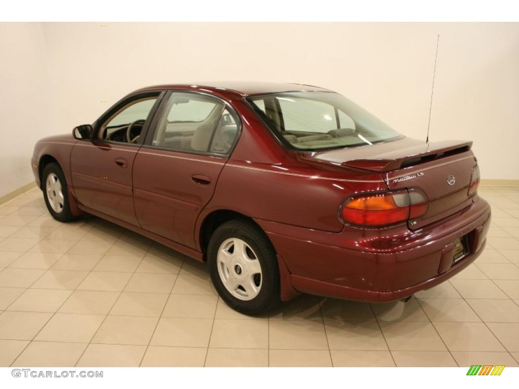 2001 Malibu LS Sedan - Monterey Maroon Metallic / Neutral photo #5