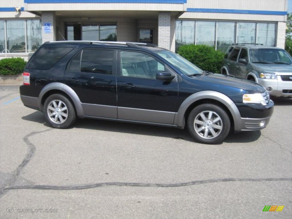 2008 Taurus X SEL AWD - Dark Ink Blue Metallic / Medium Light Stone photo #1