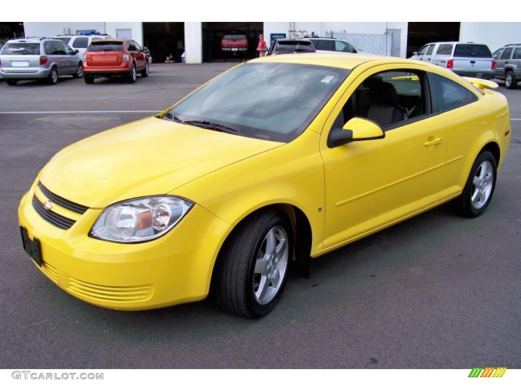 2009 Rally Yellow Chevrolet Cobalt Lt Coupe 31850890