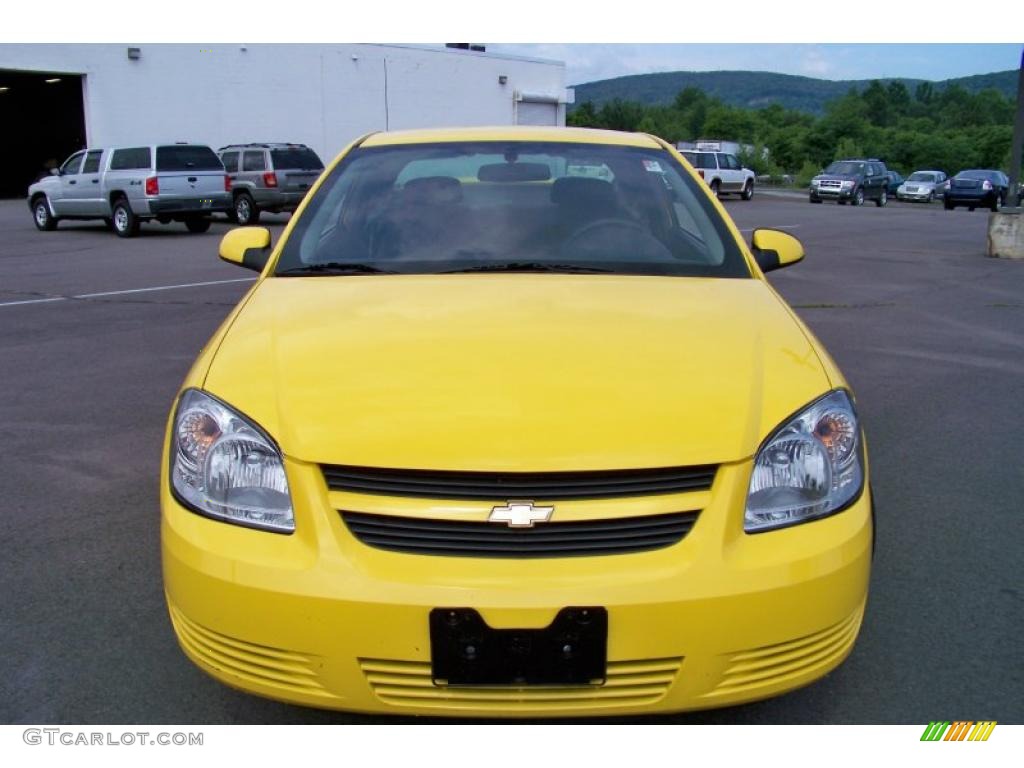 2009 Cobalt LT Coupe - Rally Yellow / Ebony photo #2