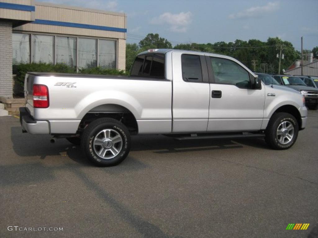 2008 F150 STX SuperCab 4x4 - Silver Metallic / Medium/Dark Flint photo #2