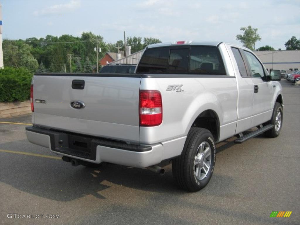 2008 F150 STX SuperCab 4x4 - Silver Metallic / Medium/Dark Flint photo #3