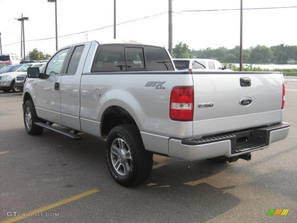 2008 F150 STX SuperCab 4x4 - Silver Metallic / Medium/Dark Flint photo #5