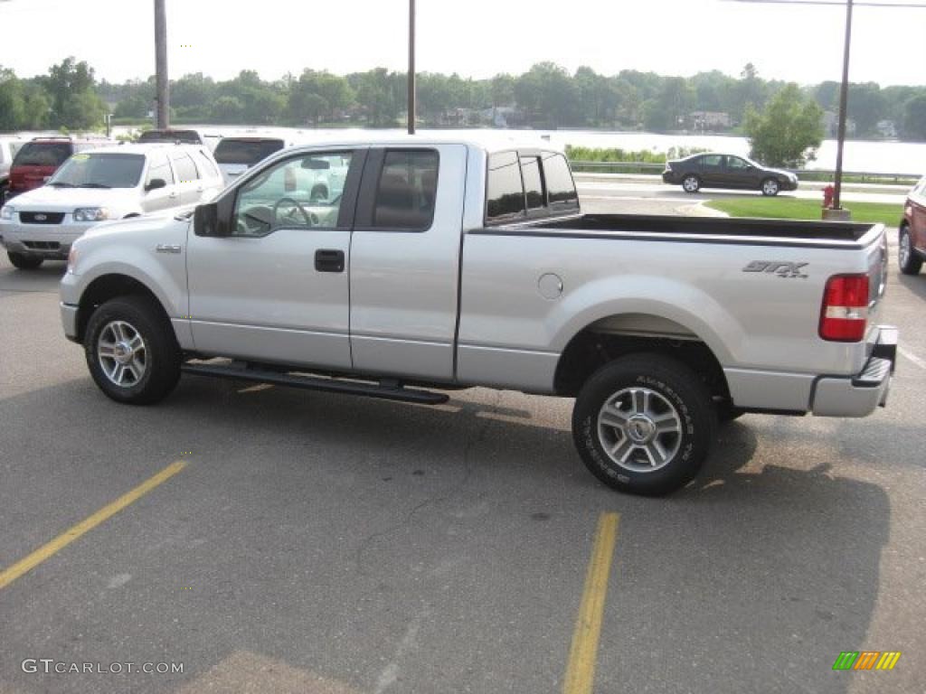 2008 F150 STX SuperCab 4x4 - Silver Metallic / Medium/Dark Flint photo #6
