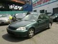 1999 Clover Green Pearl Honda Civic EX Coupe  photo #2