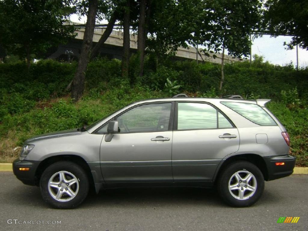2000 RX 300 AWD - Mineral Green / Ivory photo #3