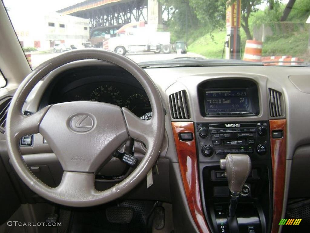 2000 RX 300 AWD - Mineral Green / Ivory photo #6