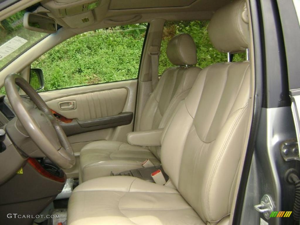 2000 RX 300 AWD - Mineral Green / Ivory photo #12