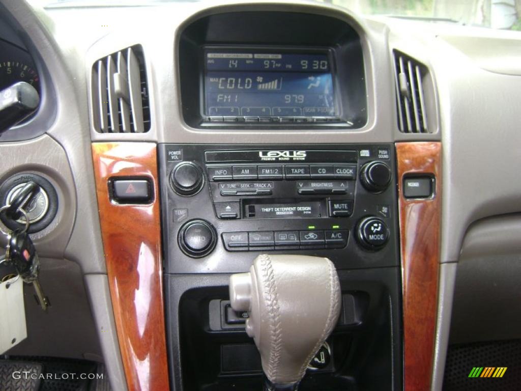 2000 RX 300 AWD - Mineral Green / Ivory photo #14