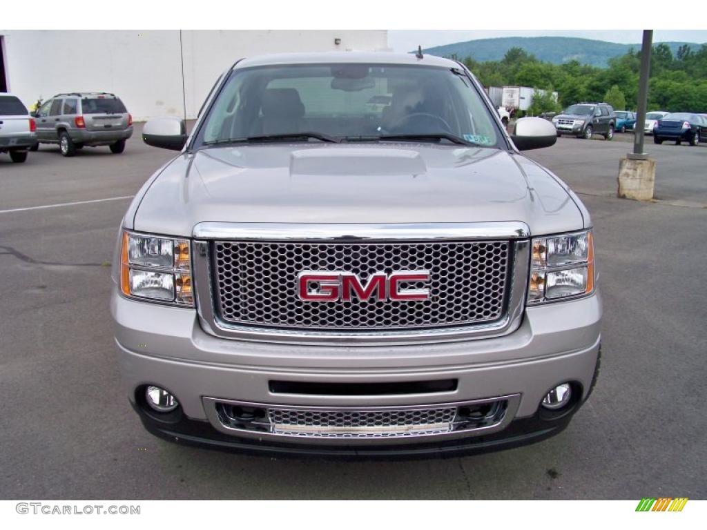 2008 Sierra 1500 Denali Crew Cab AWD - Silver Birch Metallic / Ebony photo #2