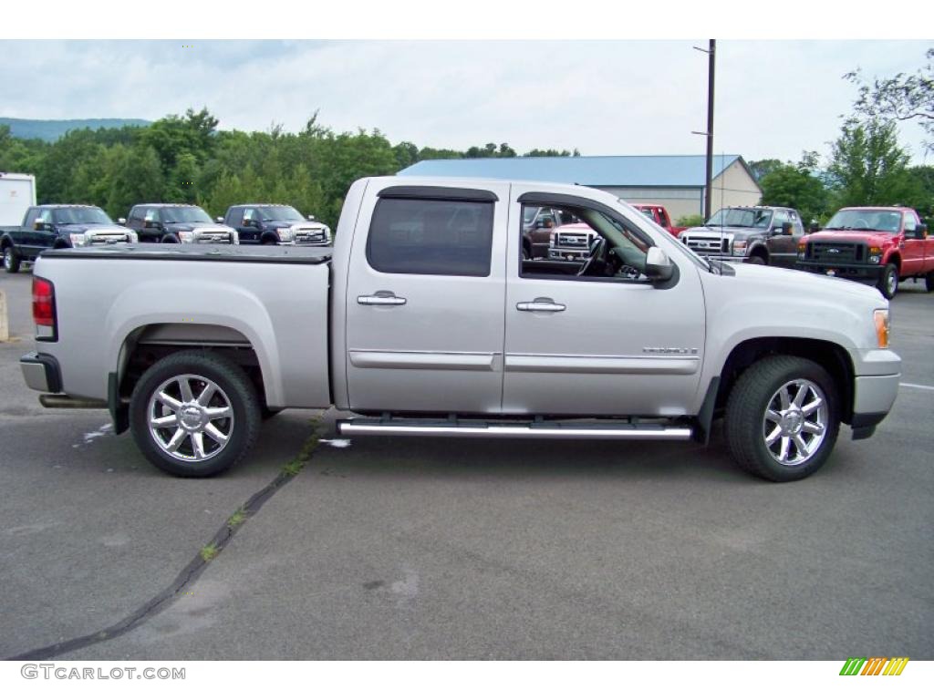 2008 Sierra 1500 Denali Crew Cab AWD - Silver Birch Metallic / Ebony photo #4