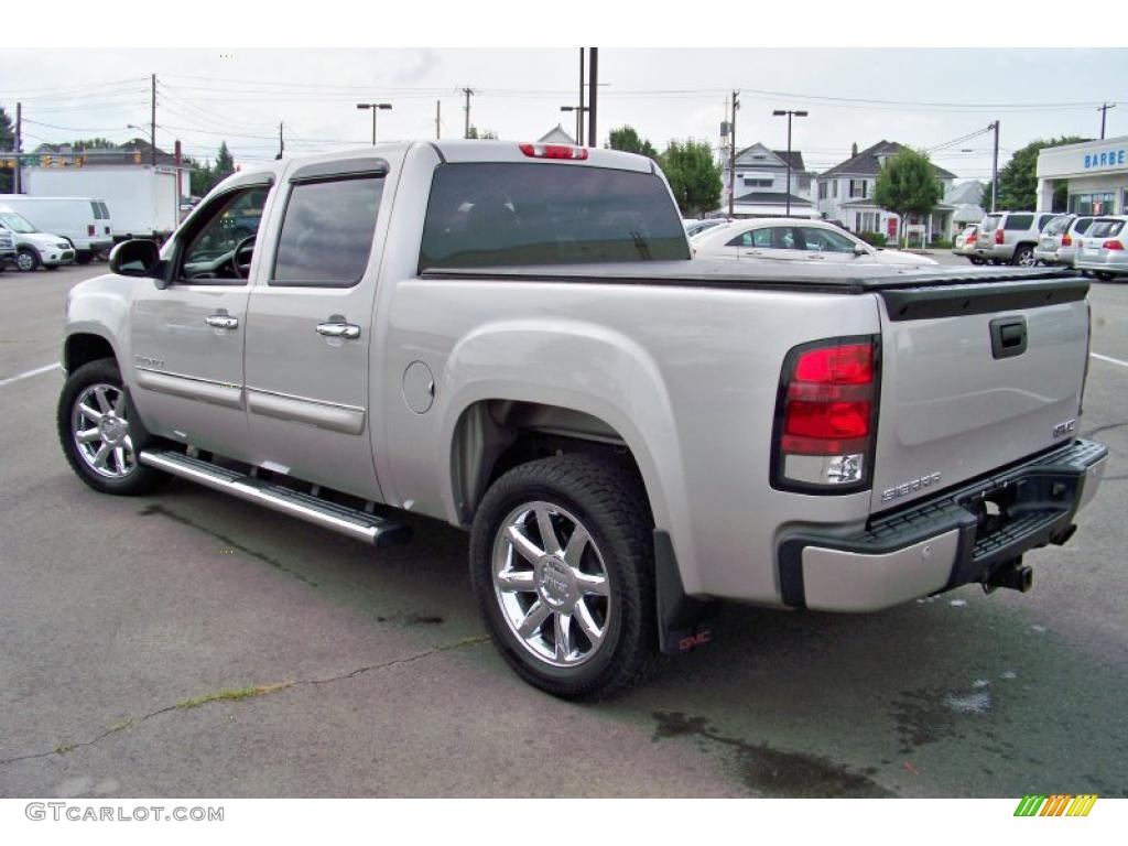 2008 Sierra 1500 Denali Crew Cab AWD - Silver Birch Metallic / Ebony photo #7