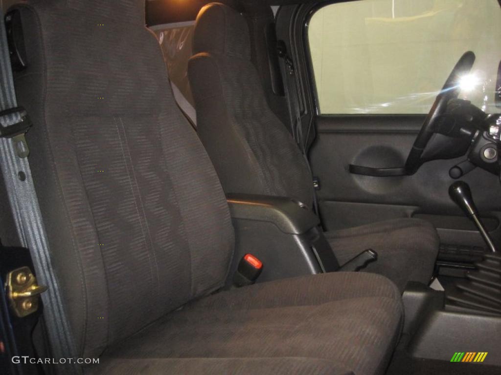 2004 Wrangler X 4x4 - Patriot Blue Pearl / Dark Slate Gray photo #7