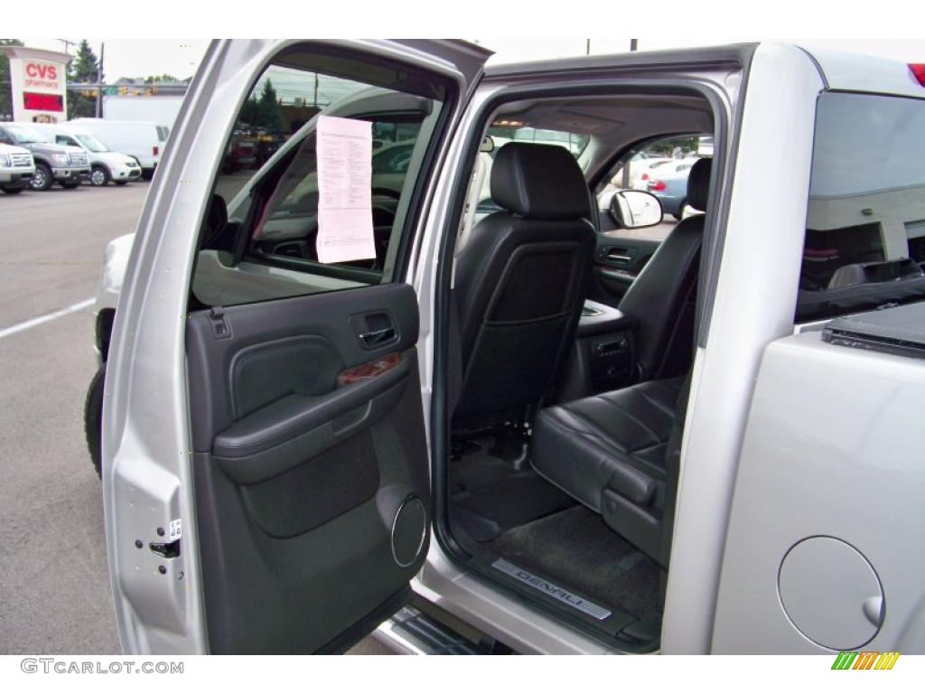 2008 Sierra 1500 Denali Crew Cab AWD - Silver Birch Metallic / Ebony photo #14