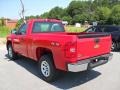 2010 Victory Red Chevrolet Silverado 1500 LS Regular Cab 4x4  photo #2