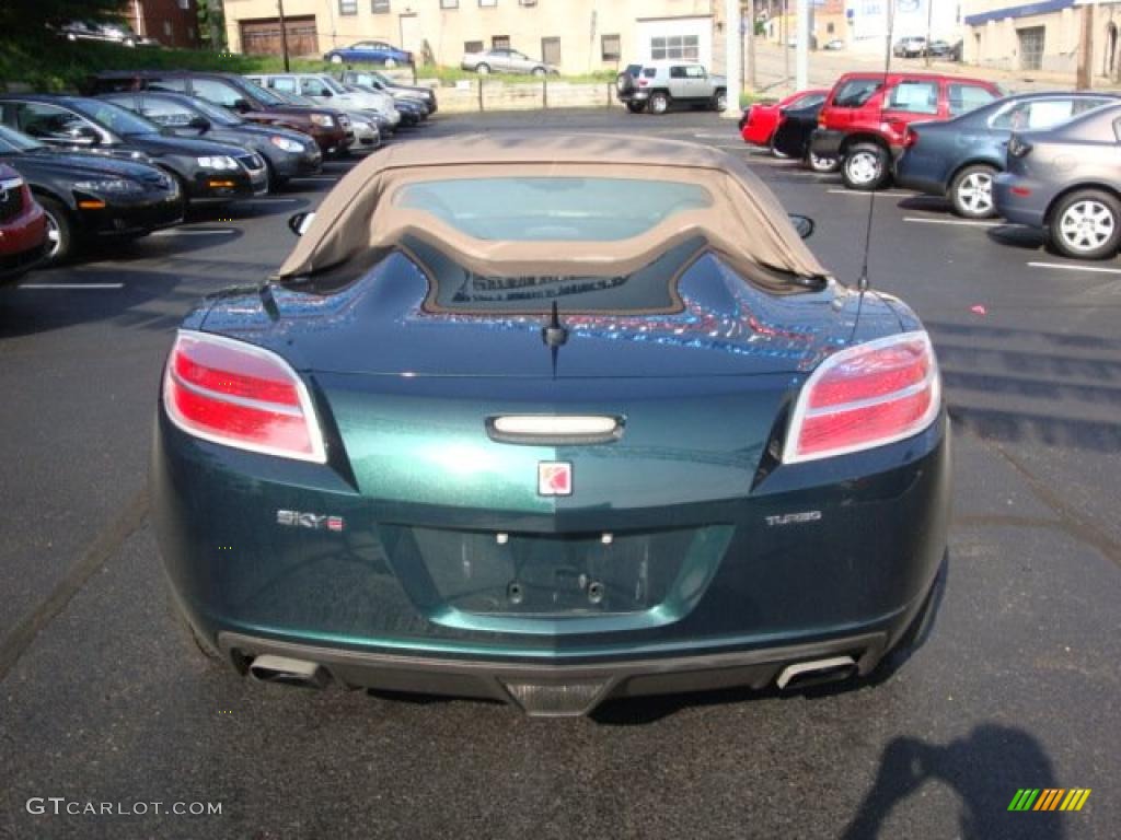 2007 Sky Red Line Roadster - Forest Green / Tan photo #4