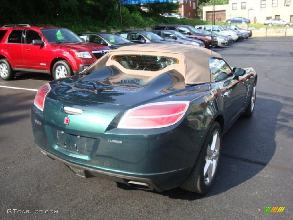 2007 Sky Red Line Roadster - Forest Green / Tan photo #5