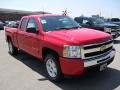 2010 Victory Red Chevrolet Silverado 1500 LT Extended Cab 4x4  photo #5