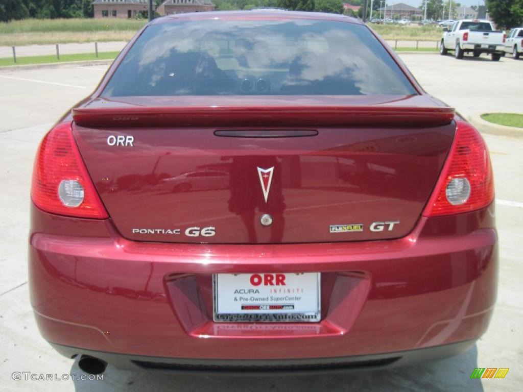 2009 G6 GT Sedan - Performance Red Metallic / Ebony photo #6