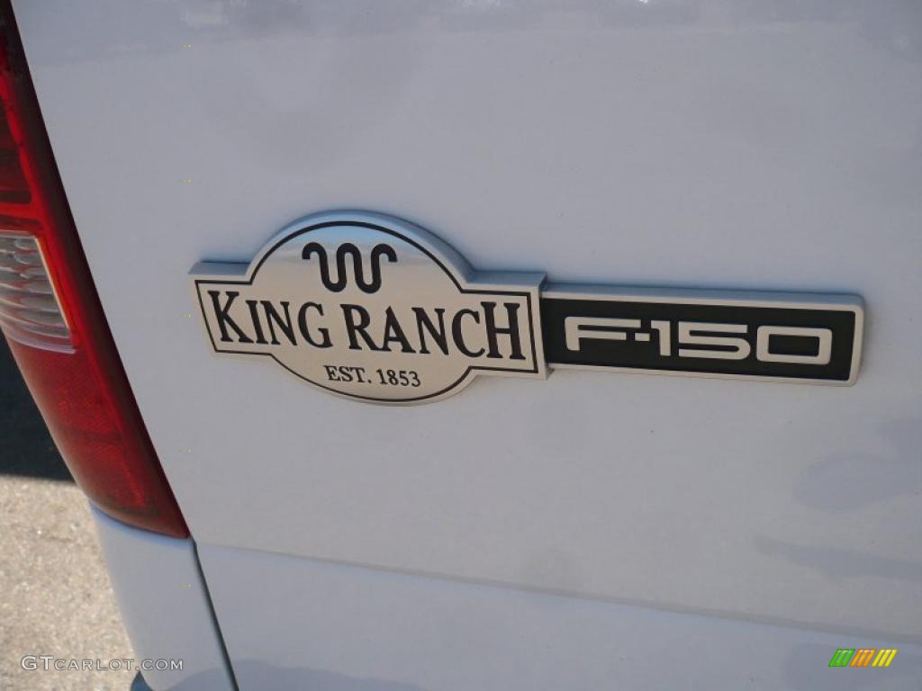 2007 F150 King Ranch SuperCrew 4x4 - Oxford White / Castano Brown Leather photo #12