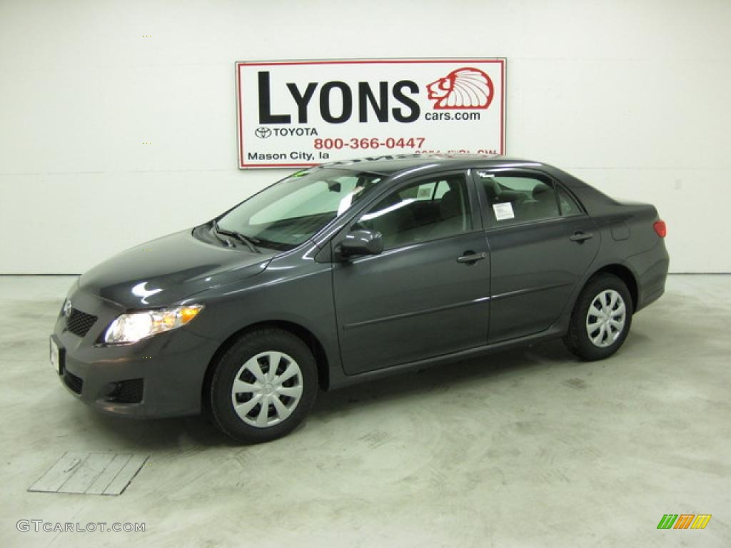 2010 Corolla LE - Magnetic Gray Metallic / Ash photo #1