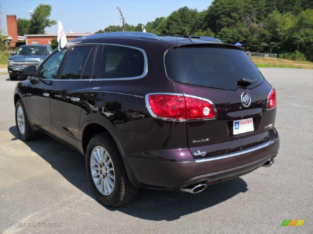 2009 Enclave CXL - Dark Crimson Metallic / Ebony Black/Ebony photo #2