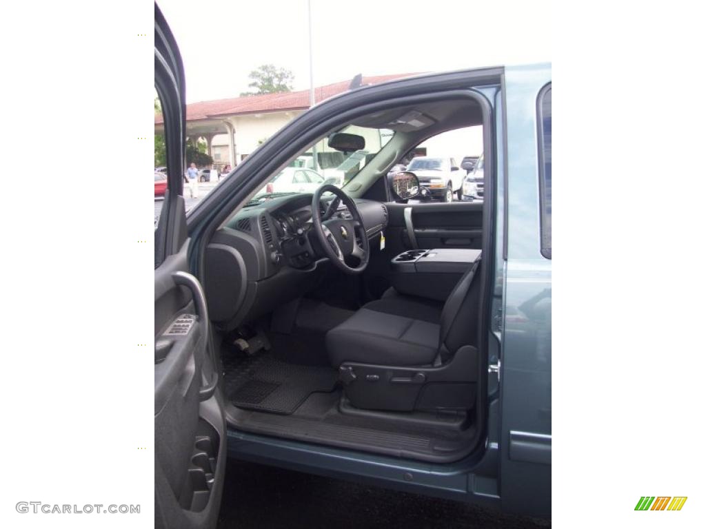 2010 Silverado 1500 LT Crew Cab - Blue Granite Metallic / Ebony photo #9