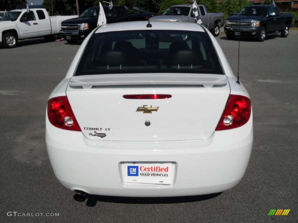2010 Cobalt LT Sedan - Summit White / Ebony photo #3
