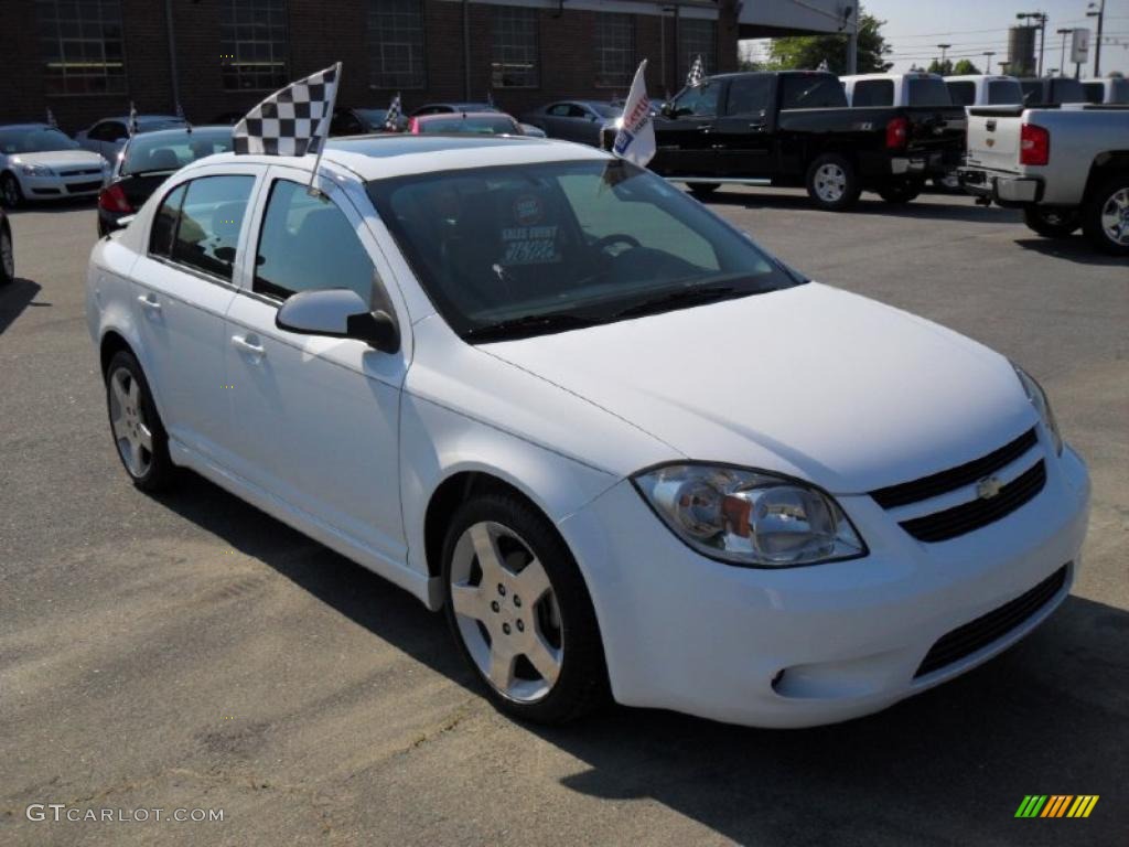 2010 Cobalt LT Sedan - Summit White / Ebony photo #5