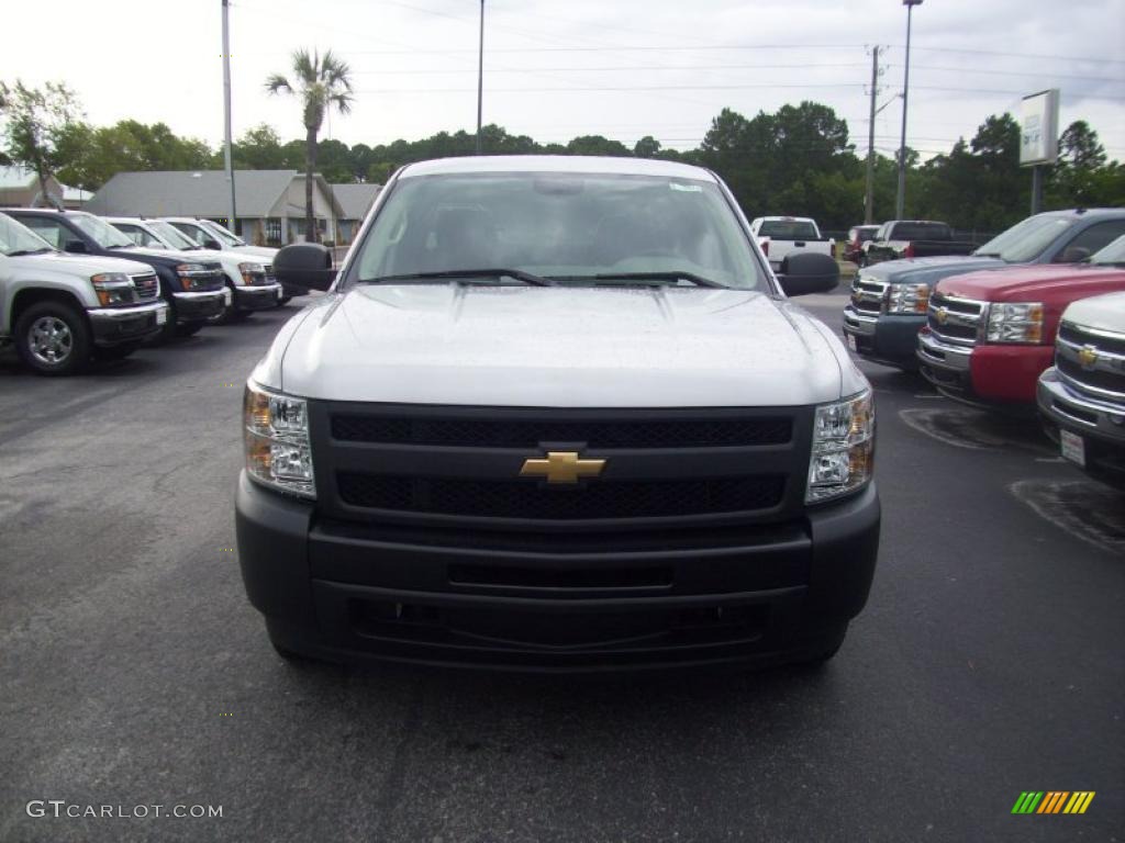 2010 Silverado 1500 Extended Cab - Sheer Silver Metallic / Dark Titanium photo #10