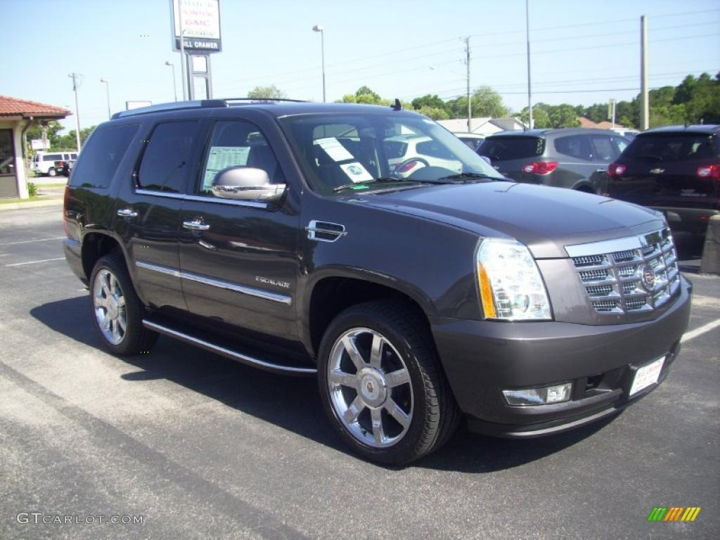 2010 Escalade Luxury AWD - Galaxy Gray / Ebony photo #15