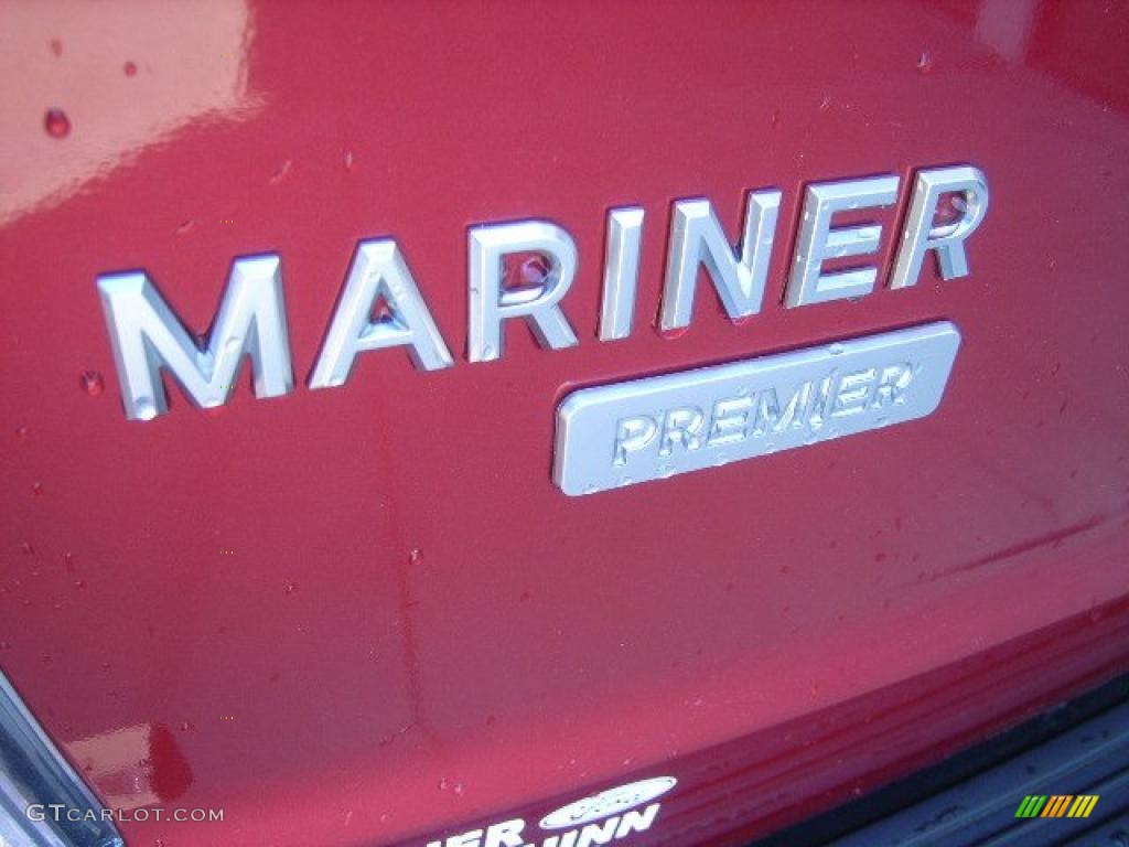 2008 Mariner V6 Premier - Vivid Red Metallic / Stone photo #12