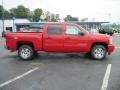 2010 Victory Red Chevrolet Silverado 1500 LT Crew Cab 4x4  photo #2