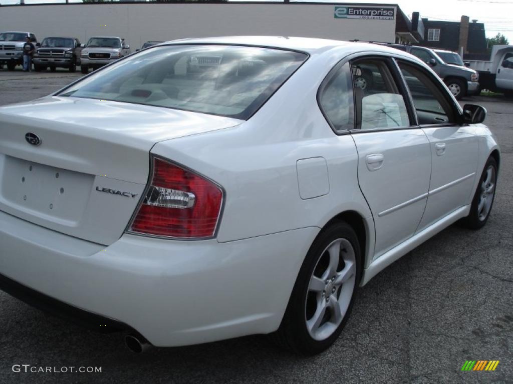 2006 Legacy 2.5i Special Edition Sedan - Satin White Pearl / Taupe photo #6