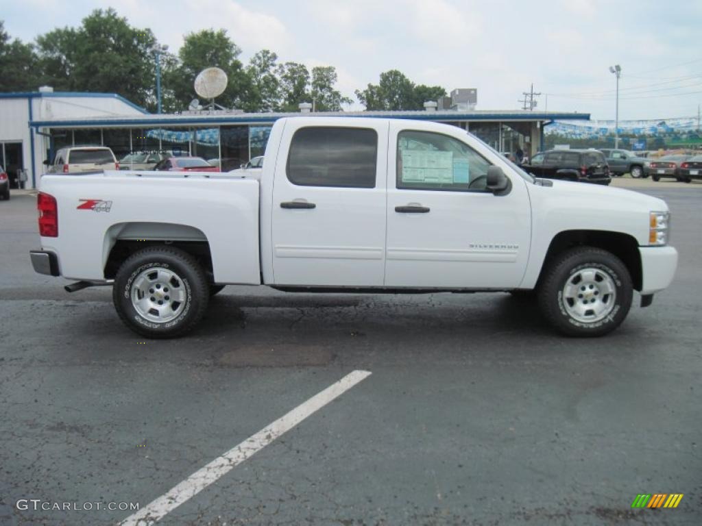 2010 Silverado 1500 LT Crew Cab 4x4 - Summit White / Ebony photo #2