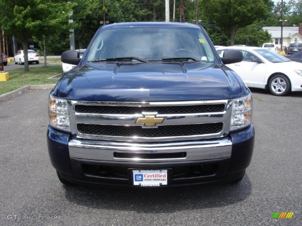 2009 Silverado 1500 LT Crew Cab 4x4 - Imperial Blue Metallic / Ebony photo #2